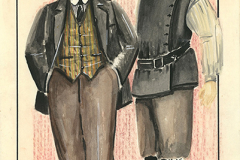 «Oncle Vania», dessins de costumes créés par Denis Denoncourt, 1982