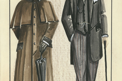 «Oncle Vania», dessins de costumes créés par Denis Denoncourt, 1982