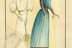 «Oncle Vania», dessins de costumes créés par Denis Denoncourt, 1982