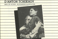 «Oncle Vania», couvert du programme, 1982