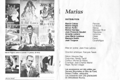Page centrale du programme, 1984