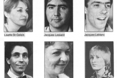 «Les femmes savantes», distribution, 1986