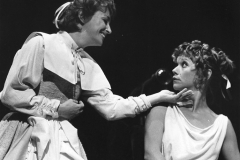 «Les femmes savantes», Lisette St-Gelais, Marie-Christine Perreault, 1986. Photo: Léopold Rousseau.