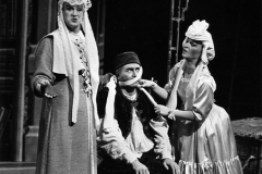 «Les femmes savantes», Yves Jacques, Jacques Lessard, Ghyslaine Vincent, 1986. Photo: Léopold Rousseau.