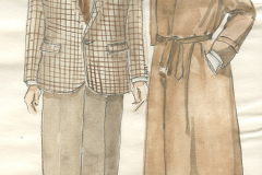 Une folie», costume créé par Caroline Drouin, 1986