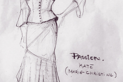 «Passion»,  costumes créés par Caroline Drouin, 1987