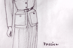 «Passion»,  costumes créés par Caroline Drouin, 1987