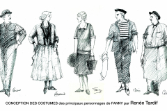 «Fanny», costumes par Renée Tardif,1987.