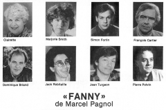«Fanny», distribution,1987.
