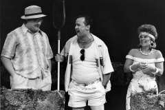 «Les Voisins», Jean-Jacqui Boutet, Louis-Georges Girard, Guylaine Tremblay, 1988 (photo: Léopold Rousseau)