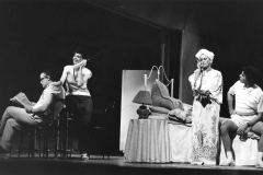 «Les Voisins», Jean-Jacqui Boutet, Micheline Bernard, Frédérike Bédard, Jean-René Ouellet, 1988 (photo: Léopold Rousseau)