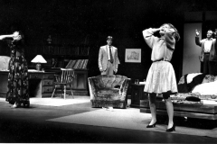 «Qui a peur de Virginia Woolf?», Monique Miller, Benoît Gouin, Céline Bonnier, Jean Besré,  1989 (photo: Léopold Rousseau)