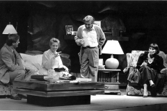 «Qui a peur de Virginia Woolf?», Benoît Gouin, Céline Bonnier, Jean Besré, Monique Miller, 1989 (photo: Léopold Rousseau)
