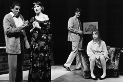 «Qui a peur de Virginia Woolf?», Jean Besré, Monique Miller, Benoît Gouin, Céline Bonnier, 1989 (photo: Léopold Rousseau)