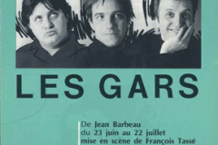 «Les gars», couvert du programme, 1989