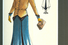 «Topaze», dessin de Luce Pelletier pour Carole Nadeau, 1989