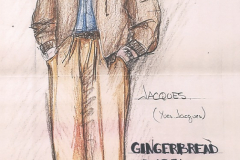 «Gingerbread Lady», dessin de costume créé par Caroline Drouin, 1991