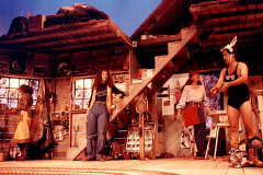 «Citrouille», Carole Nadeau, Brigitte Fournier, Chantal Giroux, Louis-Georges Girard, 1991 (photo: Léopold Rousseau)