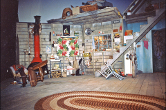 «Citrouille», Décor en montage. Conception: Maurice Day, 1991