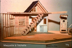 Citrouille», maquette du décor. Conception: Maurice Day, 1991