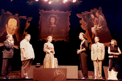 «Le point de non retour», André Lachance, John Applin, Lise Castonguay, Yves Jacques, Pierre Powers, Markita Boies, 1991 (photo : Léopold Rousseau)