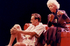 «Le point de non retour», Yves Jacques, Huguette Oligny, 1991 (photo : Léopold Rousseau)