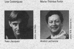 «Le point de non retour», distribution, 1991