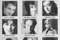 «Cent millions qui tombent»,  distribution, 1992