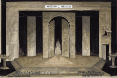 «Abélard et Heloîse», décor de Paul Bussières, © Archives Paul Bussières, 1995